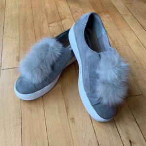 Steve Madden Platform Pom Pom Sneakers